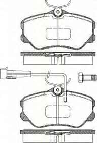 Тормозные колодки Triscan 8110 15952