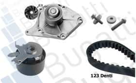 Комплект ремня ГРМ + помпа Bugatti kbu10011a