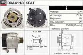 Генератор Delco DRA4118 Генератор Delco DRA4118