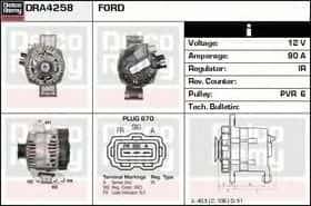 Генератор Delco DRA4258 Генератор Delco DRA4258