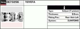 Тормозной суппорт Delco DC73256
