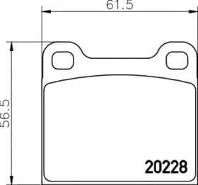 Тормозные колодки Pagid T0451