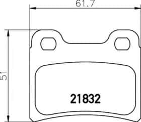 Тормозные колодки Pagid T1123