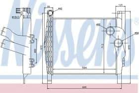 Интеркулер Nissens 96970