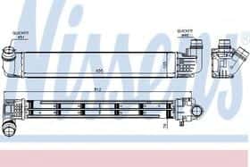 Интеркулер Nissens 96533