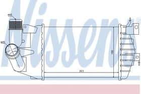 Интеркулер Nissens 96587