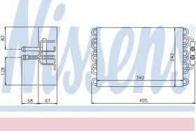 Випарник кондиціонера Nissens 92063