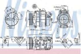 Компресор кондиціонера Nissens 890069