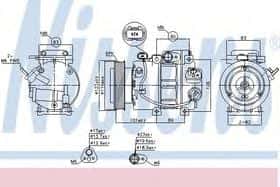 Компресор кондиціонера Nissens 890150