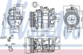 Компресор кондиціонера Nissens 890191