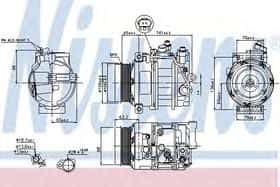 Компресор кондиціонера Nissens 89033