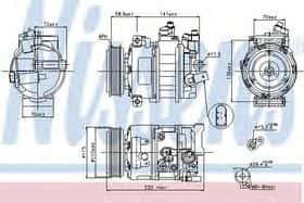 Компресор кондиціонера Nissens 89211