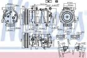 Компресор кондиціонера Nissens 89609