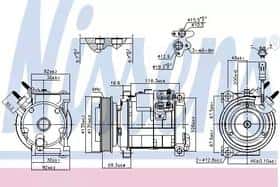 Компресор кондиціонера Nissens 890152
