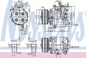 Компресор кондиціонера Nissens 890195