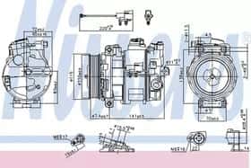 Компресор кондиціонера Nissens 890306