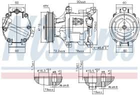 Компресор кондиціонера Nissens 890079