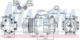 Компресор кондиціонера Nissens 890699