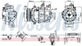 Компресор кондиціонера Nissens 890608