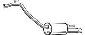 Глушитель выхлопных газов конечный Глушитель выхлопных газов конечный