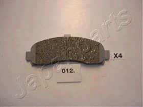 Гальмівні колодки Japanparts PA-012AF