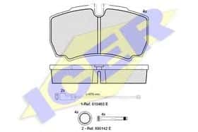 Тормозные колодки Icer 151640-229
