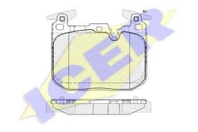Тормозные колодки Icer 182093-203