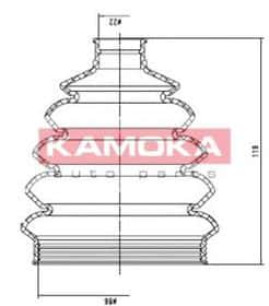Пыльник ШРУСа Kamoka 1146680
