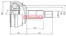 ШРУС Kamoka 6238