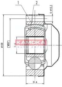 Граната Kamoka 8713
