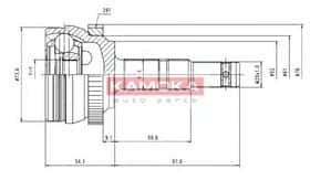 ШРУС Kamoka 6036