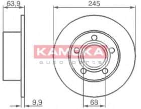 Тормозной диск Kamoka 103642