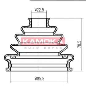 Пыльник ШРУСа Kamoka 1146762