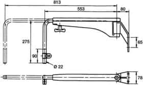 Кронштейн наружного зеркала Behr Hella 8HG 501 266-032