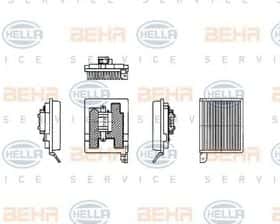 Регулятор вентилятора салону Behr Hella 5HL 351 321-181 Регулятор вентилятора салону Behr Hella 5HL 351 321-181