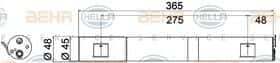 Осушитель кондиционера Behr Hella 8FT 351 335-191