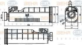 Бачок охлаждающей жидкости Behr Hella 8MA 376 755-091