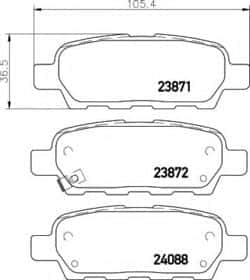 Тормозные колодки Behr Hella 8DB 355 010-241