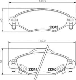 Гальмівні колодки Behr Hella 8DB 355 010-791