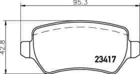 Гальмівні колодки Behr Hella 8DB 355 011-361