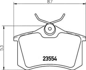 Гальмівні колодки Behr Hella 8DB 355 017-711