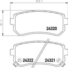 Тормозные колодки Behr Hella 8DB 355 006-961