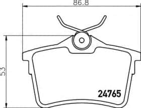 Тормозные колодки Behr Hella 8DB 355 014-081