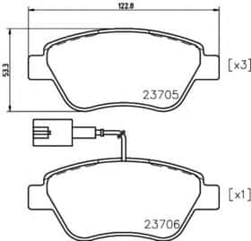 Тормозные колодки Behr Hella 8DB 355 018-821