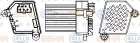 Регулятор вентилятора салону Behr Hella 5HL351311521 Регулятор вентилятора салону Behr Hella 5HL351311521