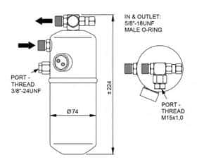 Осушувач кондиціонера NRF 33340