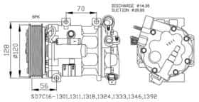 Компресор кондиціонера NRF 32682