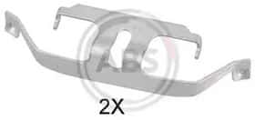 Компоненти дискових гальмівних колодок Компоненти дискових гальмівних колодок