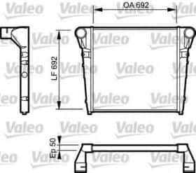 Интеркулер Valeo 817181