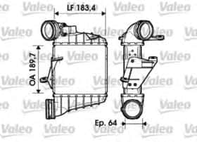 Интеркулер Valeo 817558